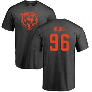 Akiem Hicks Ash One Color - #96 Football Chicago Bears T-Shirt