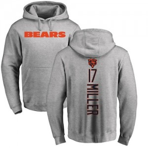 Anthony Miller Ash Backer - #17 Football Chicago Bears Pullover Hoodie