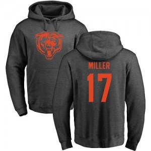 Anthony Miller Ash One Color - #17 Football Chicago Bears Pullover Hoodie