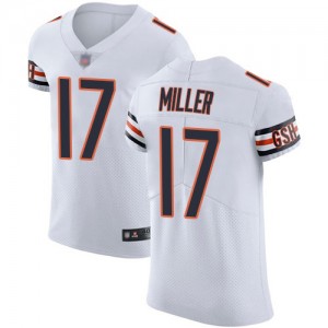 Elite Men's Anthony Miller White Road Jersey - #17 Football Chicago Bears Vapor Untouchable