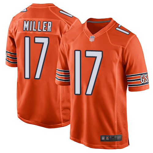 Game Men's Anthony Miller Orange Alternate Jersey - #17 Football Chicago Bears