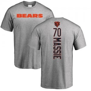 Bobby Massie Ash Backer - #70 Football Chicago Bears T-Shirt