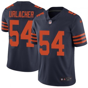Elite Men's Brian Urlacher Navy Blue Jersey - #54 Football Chicago Bears Rush Vapor Untouchable