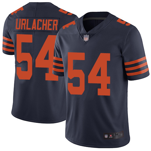 Limited Men's Brian Urlacher Navy Blue Jersey - #54 Football Chicago Bears Rush Vapor Untouchable