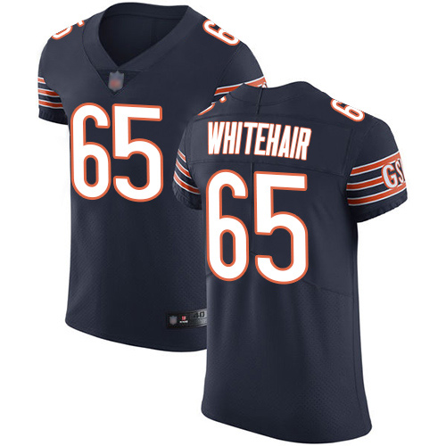 Elite Men's Cody Whitehair Navy Blue Home Jersey - #65 Football Chicago Bears Vapor Untouchable