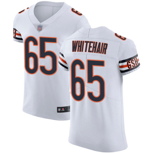 Elite Men's Cody Whitehair White Road Jersey - #65 Football Chicago Bears Vapor Untouchable