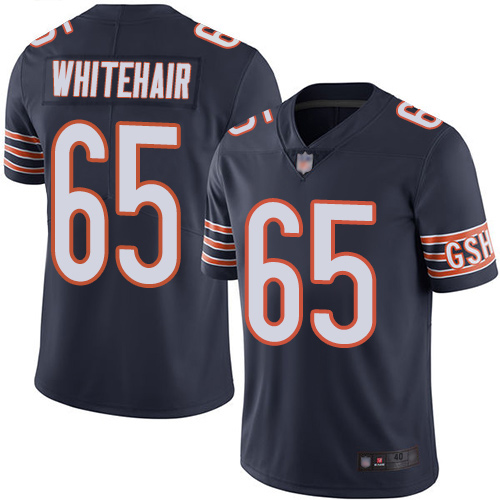Limited Men's Cody Whitehair Navy Blue Home Jersey - #65 Football Chicago Bears Vapor Untouchable