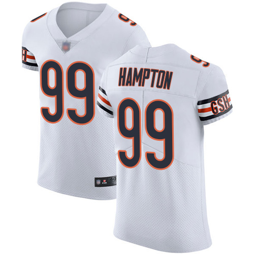 Elite Men's Dan Hampton White Road Jersey - #99 Football Chicago Bears Vapor Untouchable