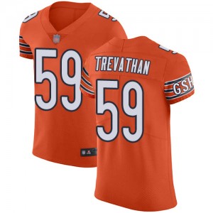 Elite Men's Danny Trevathan Orange Alternate Jersey - #59 Football Chicago Bears Vapor Untouchable
