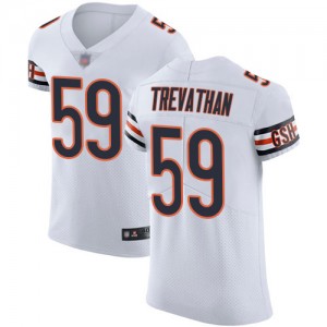 Elite Men's Danny Trevathan White Road Jersey - #59 Football Chicago Bears Vapor Untouchable
