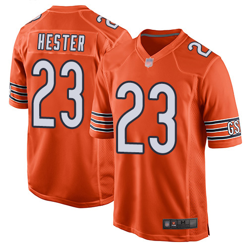Game Men's Devin Hester Orange Alternate Jersey - #23 Football Chicago Bears