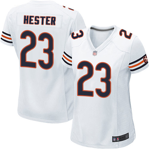 Game Women's Devin Hester White Road Jersey - #23 Football Chicago Bears
