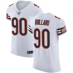 Elite Men's Jonathan Bullard White Road Jersey - #90 Football Chicago Bears Vapor Untouchable