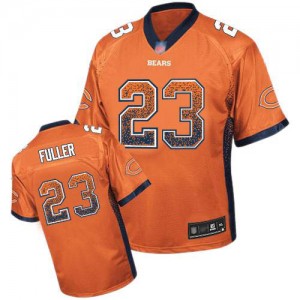 Elite Men's Kyle Fuller Orange Jersey - #23 Football Chicago Bears Drift Fashion