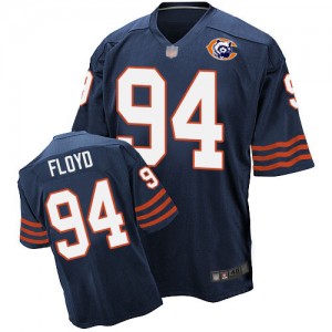 Elite Men's Leonard Floyd Navy Blue Jersey - #94 Football Chicago Bears Throwback