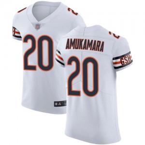 Elite Men's Prince Amukamara White Road Jersey - #20 Football Chicago Bears Vapor Untouchable