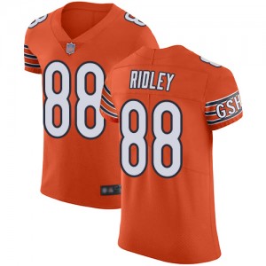 Elite Men's Riley Ridley Orange Alternate Jersey - #88 Football Chicago Bears Vapor Untouchable