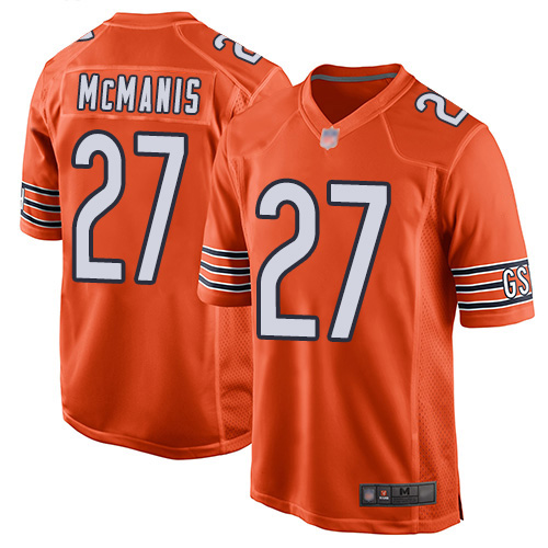 Game Men's Sherrick McManis Orange Alternate Jersey - #27 Football Chicago Bears